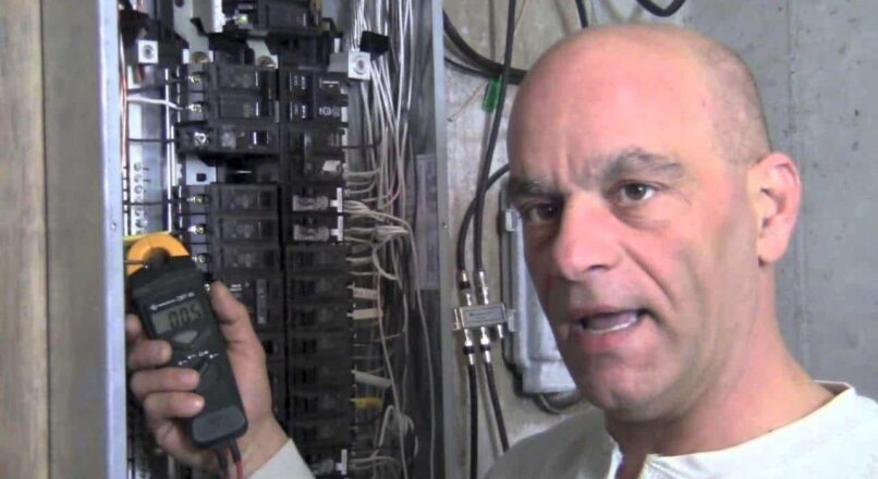 How to check the amps being drawn from a breaker