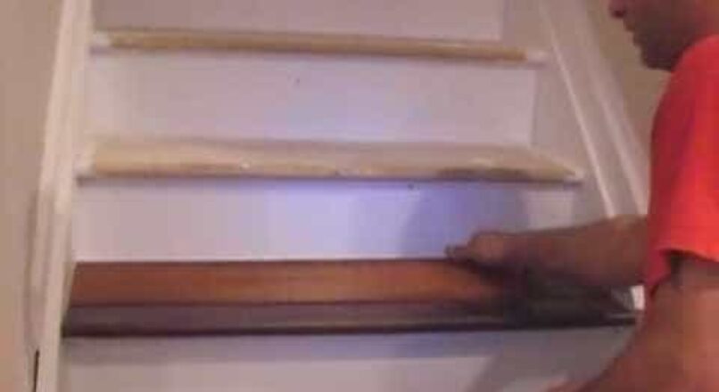 How to install laminate on stairs