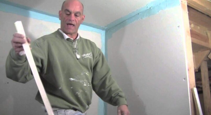 How to Tape Sheetrock by Color Day One